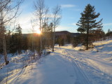 Sunset on Norway Flats
